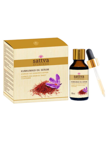 SERUM DO TWARZY Z SZAFRANEM KUMKUMADI 30 ml - SATTVA (AYURVEDA)