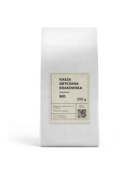KASZA GRYCZANA KRAKOWSKA NIEPALONA BIO 500 g - THE PLANET