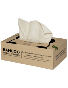 CHUSTECZKI BAMBUSOWE 3 - WARSTWOWE 100 szt. (KARTON) - ZUZII