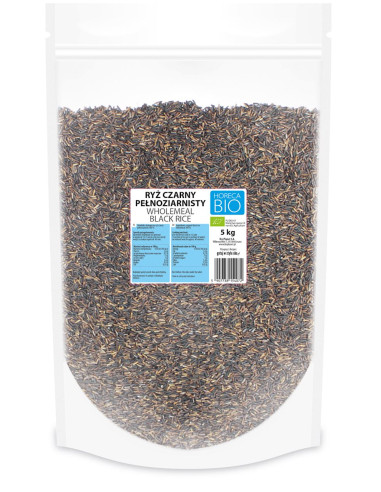 RYŻ CZARNY PEŁNOZIARNISTY BIO 5 kg - HORECA (BIO PLANET)