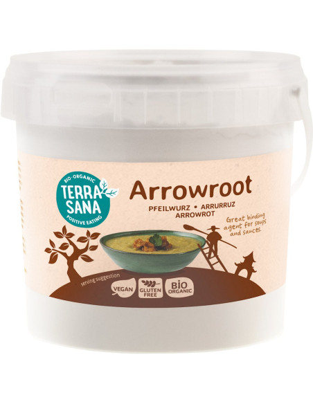 MARANTA (SKROBIA Z KORZENIA) BEZGLUTENOWA BIO 800 g - HORECA (TERRASANA)