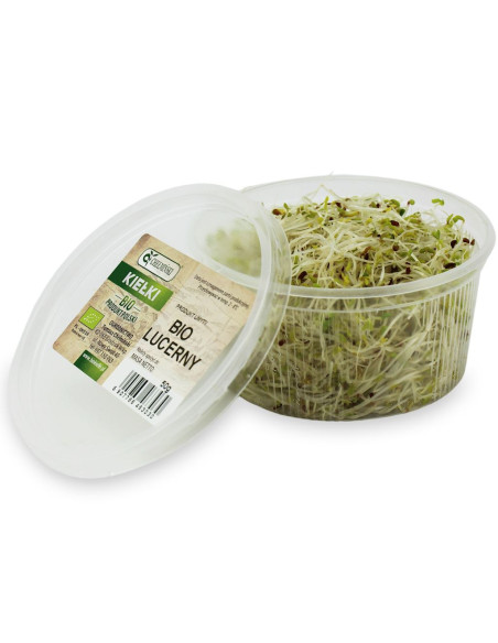 KIEŁKI LUCERNY ŚWIEŻE BIO (około 50 g)