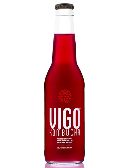 KOMBUCHA JAGODA ACAI BEZGLUTENOWA 330 ml - VIGO