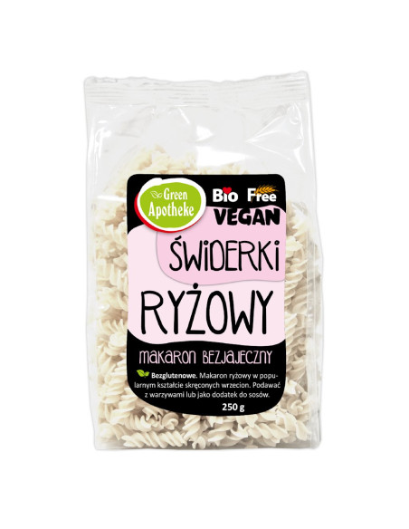 MAKARON (RYŻOWY) ŚWIDERKI BEZGLUTENOWY BIO 250 g - APOTHEKE