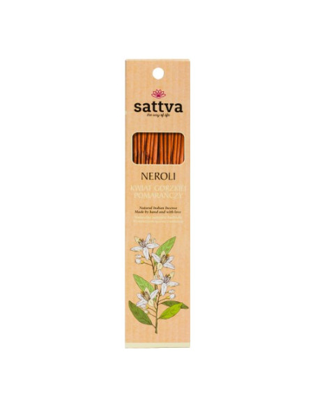 KADZIDEŁKA INDYJSKIE KWIAT GORZKIEJ POMARAŃCZY (15 szt.) 30 g - SATTVA (WELLNESS)