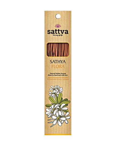 KADZIDEŁKA INDYJSKIE SATHYA FLORA (15 szt.) 30 g - SATTVA (WELLNESS)