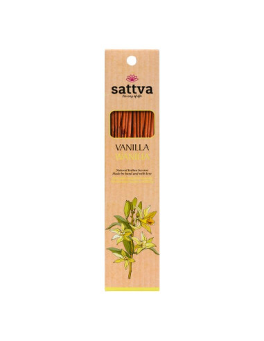 KADZIDEŁKA INDYJSKIE WANILIA (15 szt.) 30 g - SATTVA (WELLNESS)