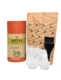 HENNA Z AMLĄ ECO 150 g - SATTVA (AYURVEDA)