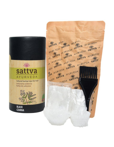 HENNA CZARNA ECO 150 g - SATTVA (AYURVEDA)