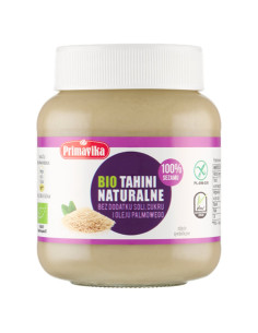 TAHINI (PASTA SEZAMOWA) BEZGLUTENOWE BIO 350 g - PRIMAVIKA