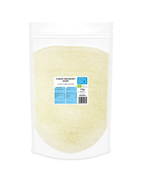 CUKIER TRZCINOWY JASNY BIO 5 kg - HORECA (BIO PLANET)