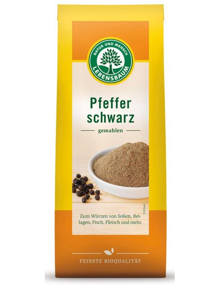 PIEPRZ CZARNY MIELONY BIO 50 g - LEBENSBAUM