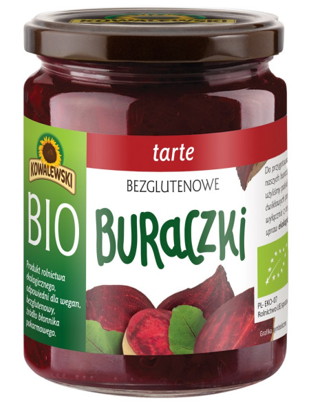 BURACZKI TARTE BEZGLUTENOWE BIO 480 g - KOWALEWSKI
