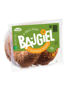 BAJGLE Z SIEMIENIEM LNIANYM BEZGLUTENOWE (2 szt.) 190 g - INCOLA 2