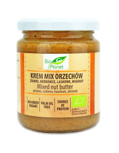 KREM ORZECHOWY MIX (4 ORZECHY) BIO 250 g - BIO PLANET
