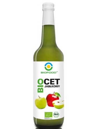 OCET JABŁKOWY 5 % NIEFILTROWANY BIO 700 ml - BIOFOOD