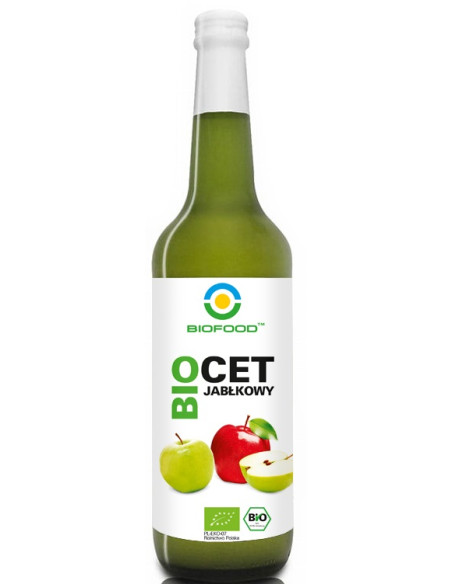 OCET JABŁKOWY 5 % NIEFILTROWANY BIO 700 ml - BIOFOOD
