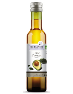 OLEJ Z MIĄŻSZU AWOKADO TŁOCZONY NA ZIMNO BIO 250 ml - BIO PLANETE