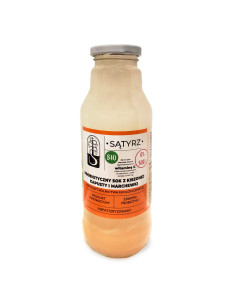 PROBIOTYCZNY SOK Z KISZONEJ KAPUSTY I MARCHEWKI BEZ SOLI BIO 300 ml - SĄTYRZ 2