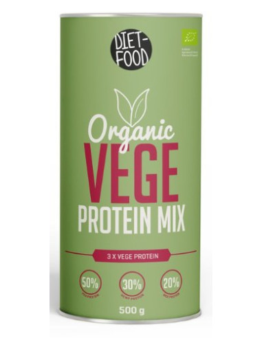 MIESZANKA BIAŁEK WEGAŃSKICH BIO 500 g - DIET-FOOD