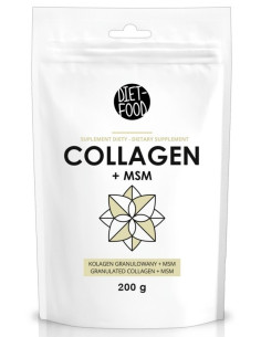 KOLAGEN + MSM INSTANT W PROSZKU 200 g - DIET-FOOD