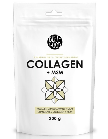 KOLAGEN + MSM INSTANT W PROSZKU 200 g - DIET-FOOD