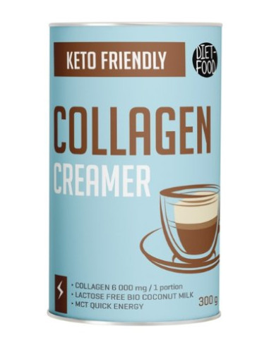 DODATEK DO KAWY COLLAGEN CREAMER MCT KETO 300 g - DIET-FOOD