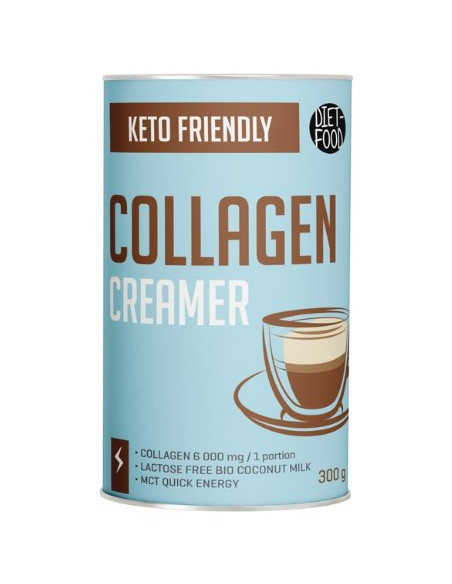 DODATEK DO KAWY COLLAGEN CREAMER MCT KETO 300 g - DIET-FOOD