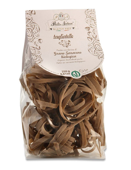 MAKARON (GRYCZANY) TAGLIATELLE BEZGLUTENOWY BIO 250 g - PASTA NATURA