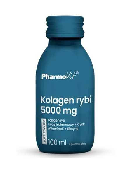 SHOT KOLAGEN RYBI (5 000 mg) BEZGLUTENOWY 100 ml - PHARMOVIT (SUPPLES & GO)