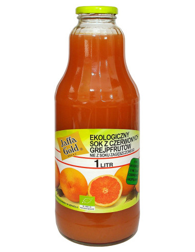SOK Z CZERWONYCH GREJPFRUTÓW NFC BIO 1 L - JAFFA GOLD