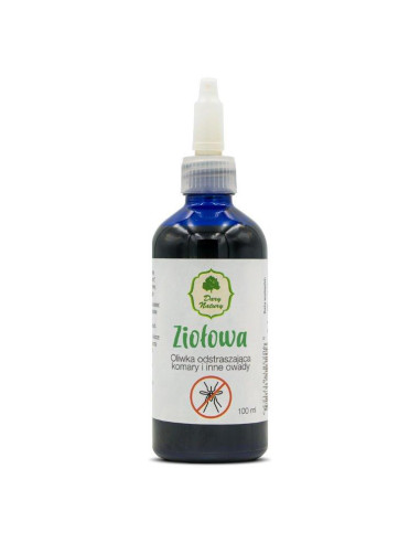 OLIWKA ZIOŁOWA NA KOMARY I INNE OWADY 100 ml - DARY NATURY (PRODUKT SEZONOWY)