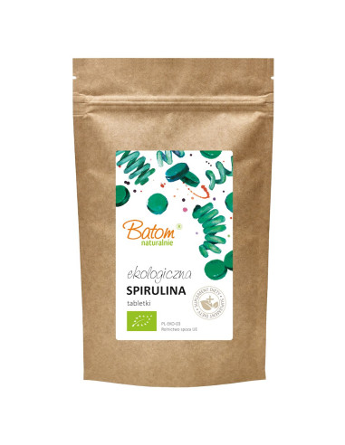 SPIRULINA BIO (400 mg) 625 TABLETEK - BATOM