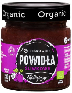 POWIDŁA ŚLIWKOWE BIO 230 g - RUNOLAND