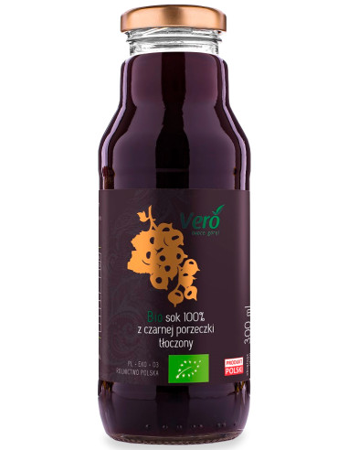 SOK Z CZARNEJ PORZECZKI NFC BIO 300 ml - VERO