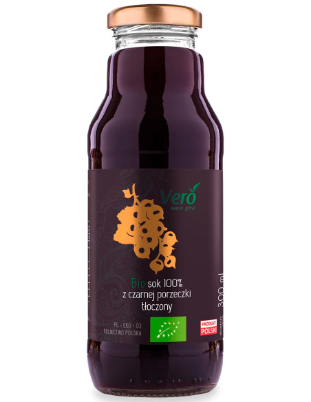 SOK Z CZARNEJ PORZECZKI NFC BIO 300 ml - VERO