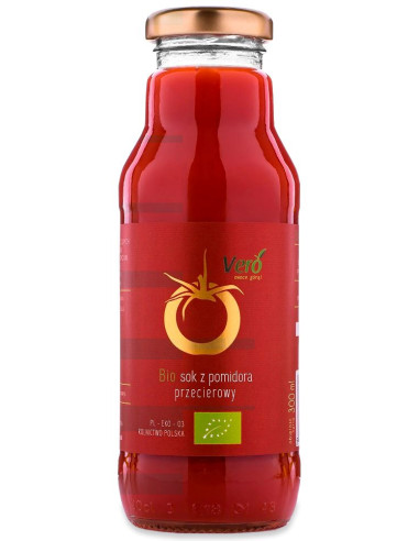 SOK POMIDOROWY PRZECIEROWY BIO 300 ml - VERO