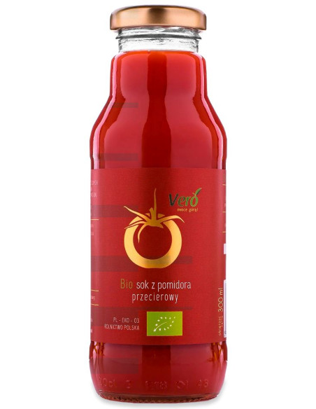 SOK POMIDOROWY PRZECIEROWY BIO 300 ml - VERO