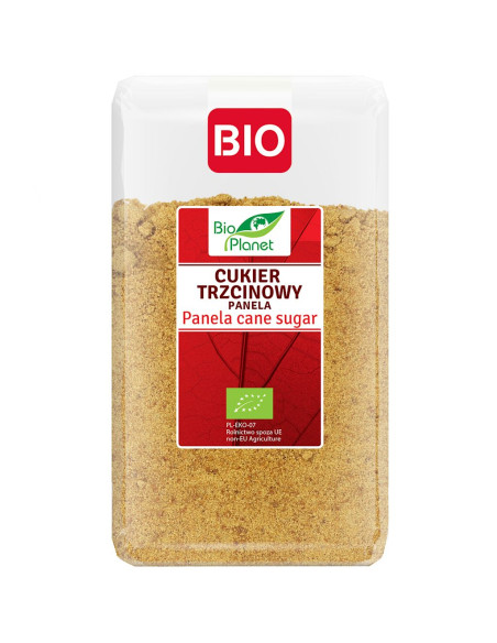 CUKIER TRZCINOWY PANELA BIO 1 kg - BIO PLANET