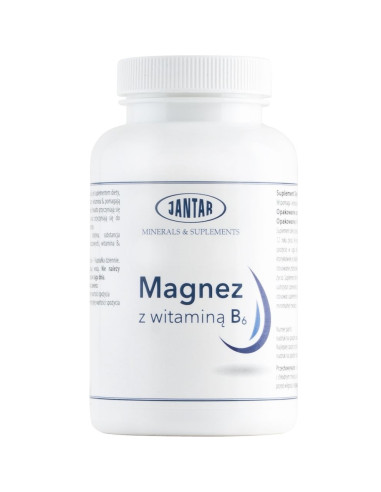 MAGNEZ + WITAMINA B6 60 KAPSUŁEK - JANTAR