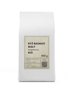 RYŻ BASMATI BIAŁY BEZGLUTENOWY BIO 800 g - THE PLANET