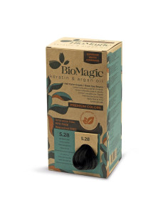 FARBA DO WŁOSÓW POPIELATO PERŁOWY JASNY BRĄZ (5.28) 170 ml - BIOMAGIC
