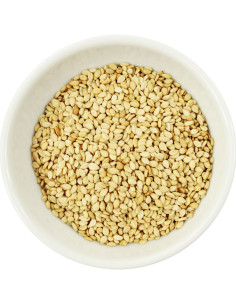 SEZAM BIAŁY ŁUSKANY BIO (SUROWIEC) (25 kg)