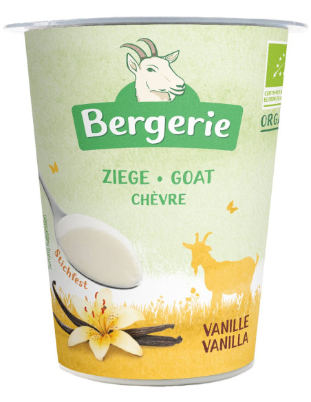 KOZI JOGURT O SMAKU WANILIOWYM BIO 125 g - BERGERIE