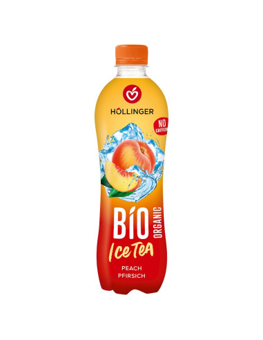 NAPÓJ ICE TEA O SMAKU BRZOSKWINIOWYM BIO 500 ml - HOLLINGER