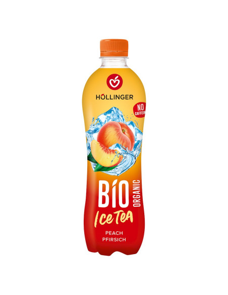 NAPÓJ ICE TEA O SMAKU BRZOSKWINIOWYM BIO 500 ml - HOLLINGER