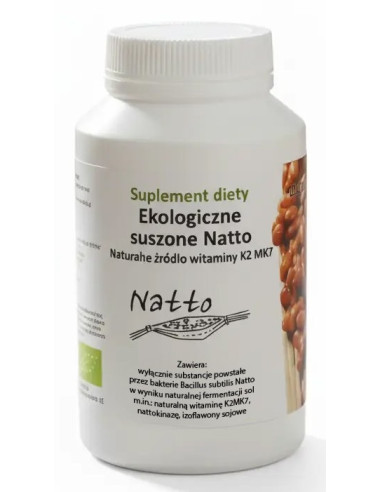 SFERMENTOWANA SOJA (NATTO) SUSZONA BIO 120 KAPSUŁEK - NATTO
