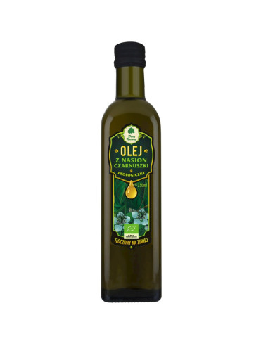 OLEJ Z CZARNUSZKI FILTROWANY TŁOCZONY NA ZIMNO BIO 250 ml - DARY NATURY