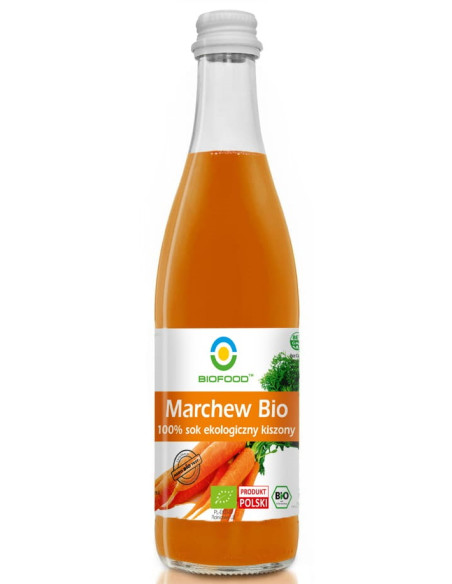 SOK Z MARCHWI KISZONEJ NFC BEZGLUTENOWY BIO 500 ml - BIOFOOD