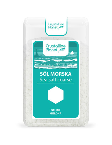 SÓL MORSKA GRUBO MIELONA 600 g - CRYSTALLINE PLANET